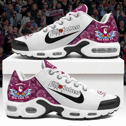 Manly Warringah Sea Eagles NRL 2025 Fear The Fortress Limited Edition Air Max Shoes Plus TM NTA V20