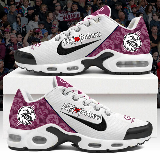 Manly Warringah Sea Eagles NRL 2025 Fear The Fortress Limited Edition Air Max Shoes Plus TM NTA V21