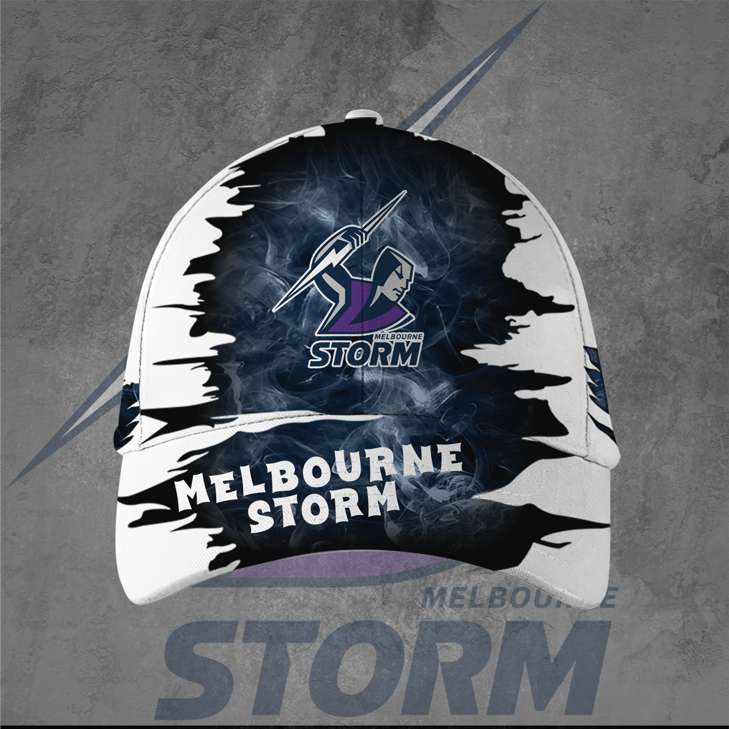 Melbourne Storm NRL 2025 Windbreaker Jacket TM NTA V6