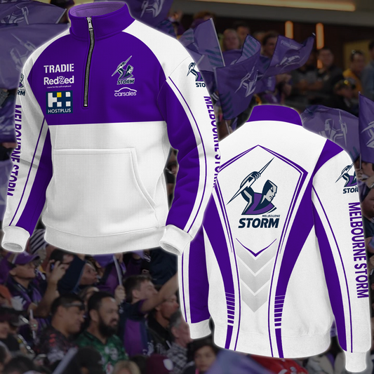 Melbourne Storm NRL 2025 Newest Hoodie TM NTA V1
