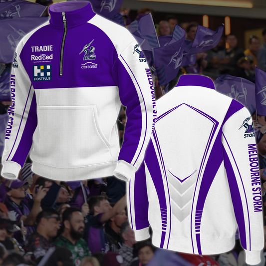 Melbourne Storm NRL 2025 Newest Hoodie TM NTA V2