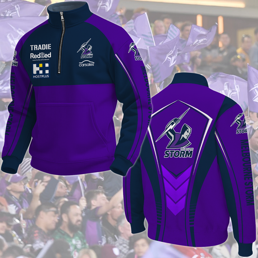 Melbourne Storm NRL 2025 Newest Hoodie TM NTA V3
