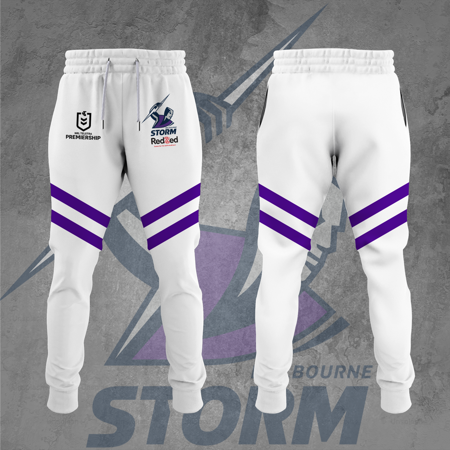 Melbourne Storm NRL 2025 Windbreaker Jacket TM NTA V8
