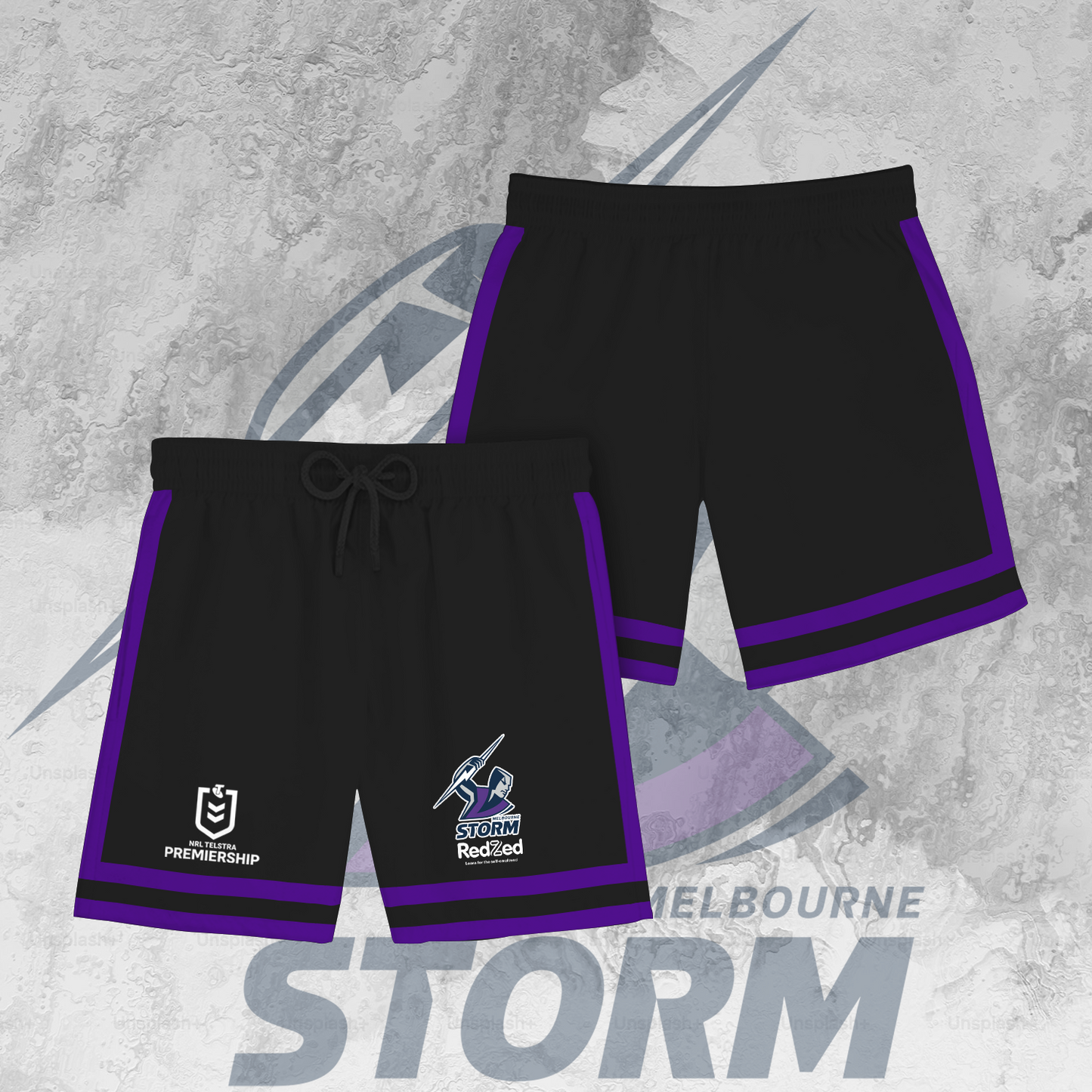 Melbourne Storm NRL Limited Edition Polo Shirt TM NTA V1