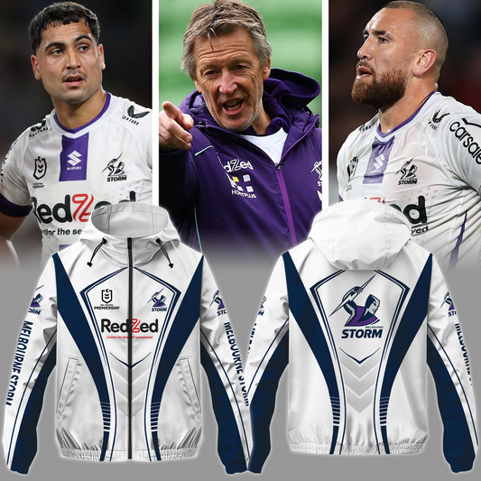 Melbourne Storm NRL 2025 Windbreaker Jacket TM NTA V5