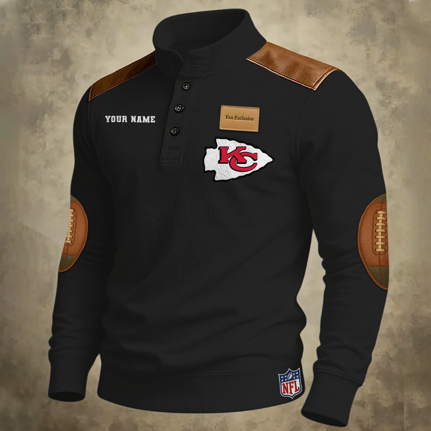 Men's Sweatshirt NFL KC V1 NAK