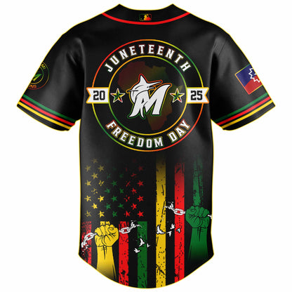 Miami Marlins MLB X Juneteenth Day Baseball Jerseys NDD