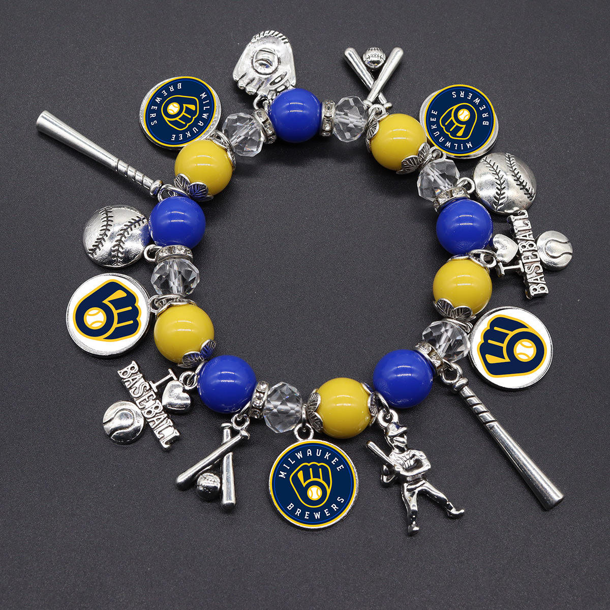 MLB Teams Charm Bracelet DDT NTL
