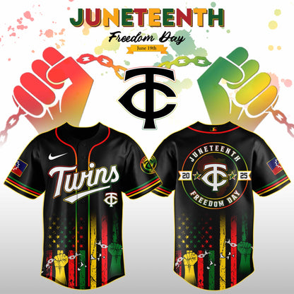 Minnesota Twins MLB X Juneteenth Day Baseball Jerseys NDD