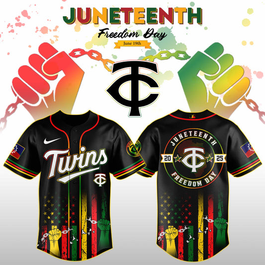 Minnesota Twins MLB X Juneteenth Day Baseball Jerseys NDD