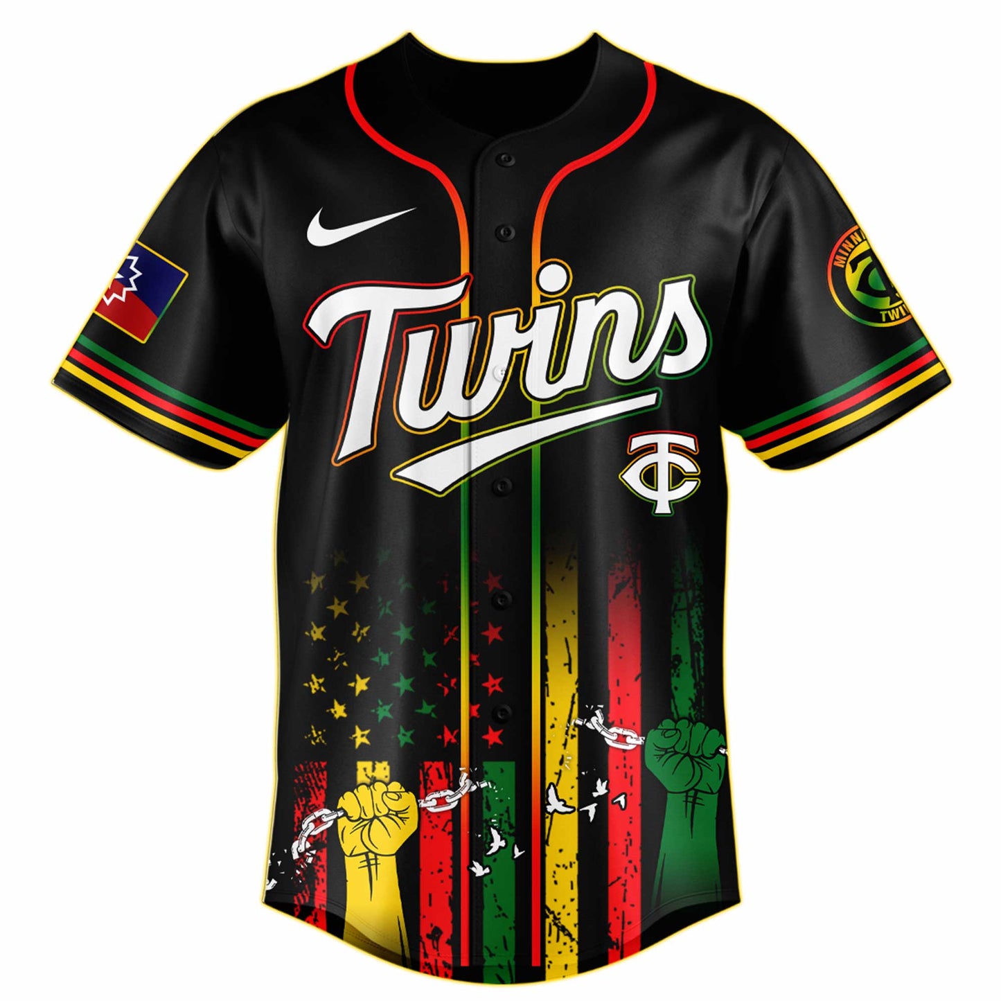 Minnesota Twins MLB X Juneteenth Day Baseball Jerseys NDD