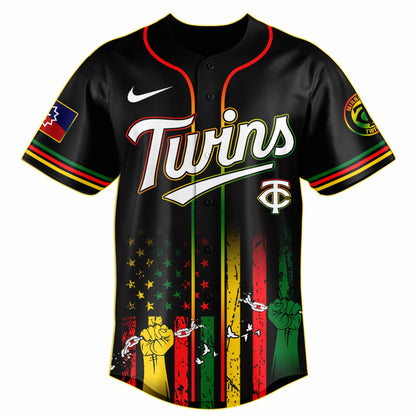 Minnesota Twins MLB X Juneteenth Day Baseball Jerseys NDD