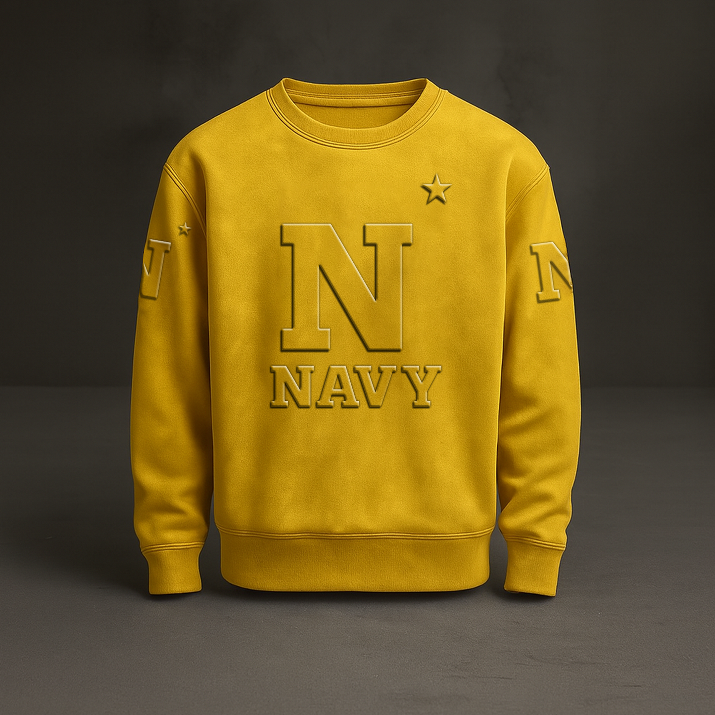 NAVY Embossed SweatShirt DatND DVT