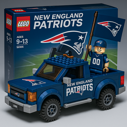 NE x NFL Building Blocks Truck Toy Set DatND DVT