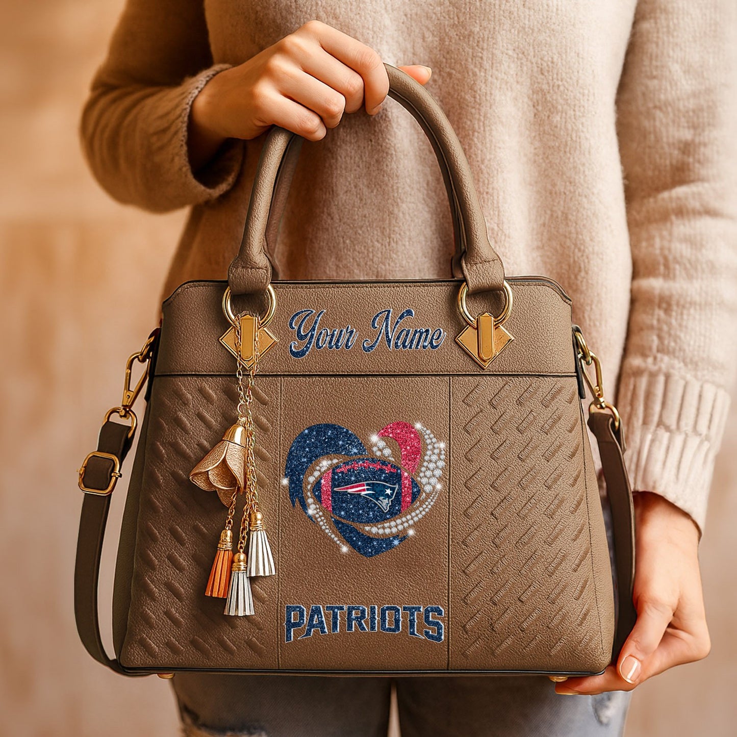 NE x NFL Zip Handbag 0811 DatND DVT