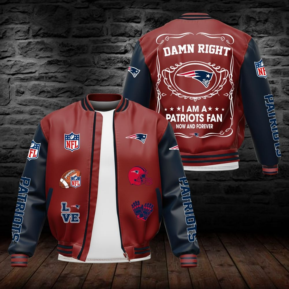 NEP NFL Premium Leather Bomber Jacket DDT HLPHUONG