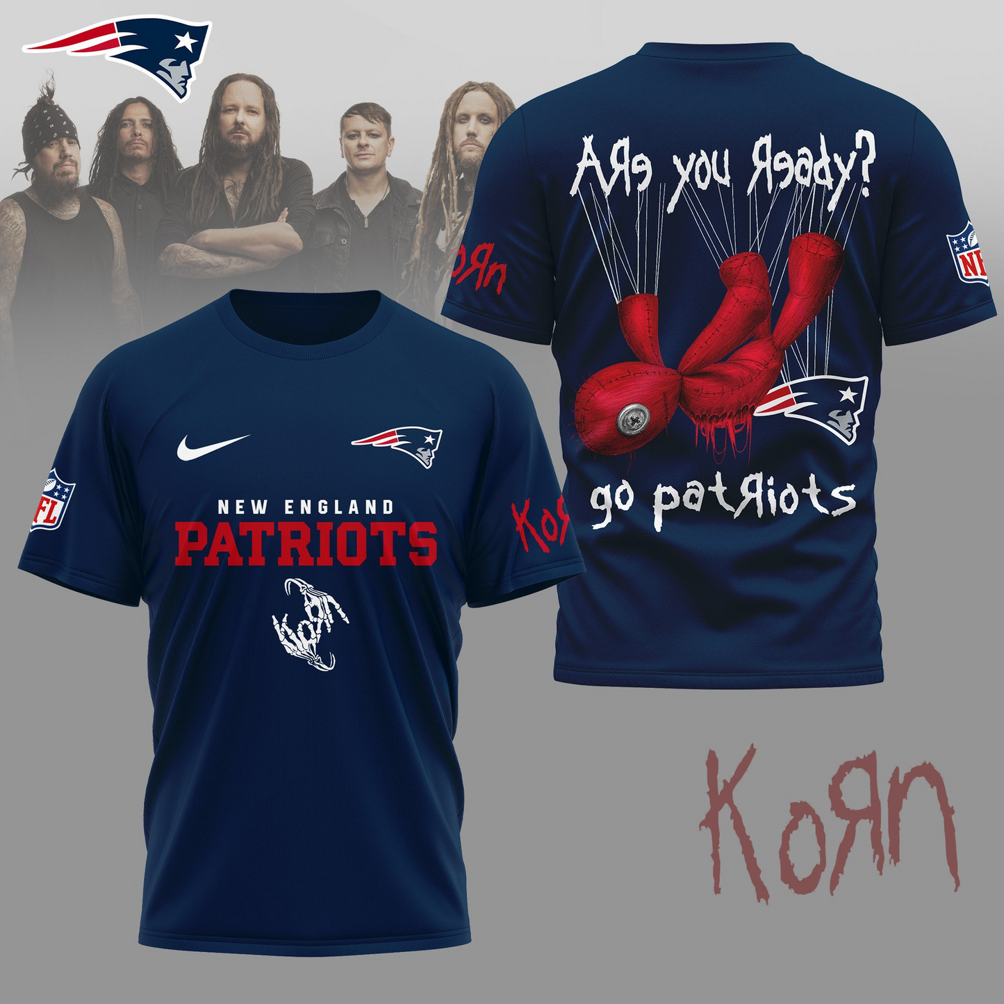 NEP Premium NFL Korn Fan Shirt DDT CTND