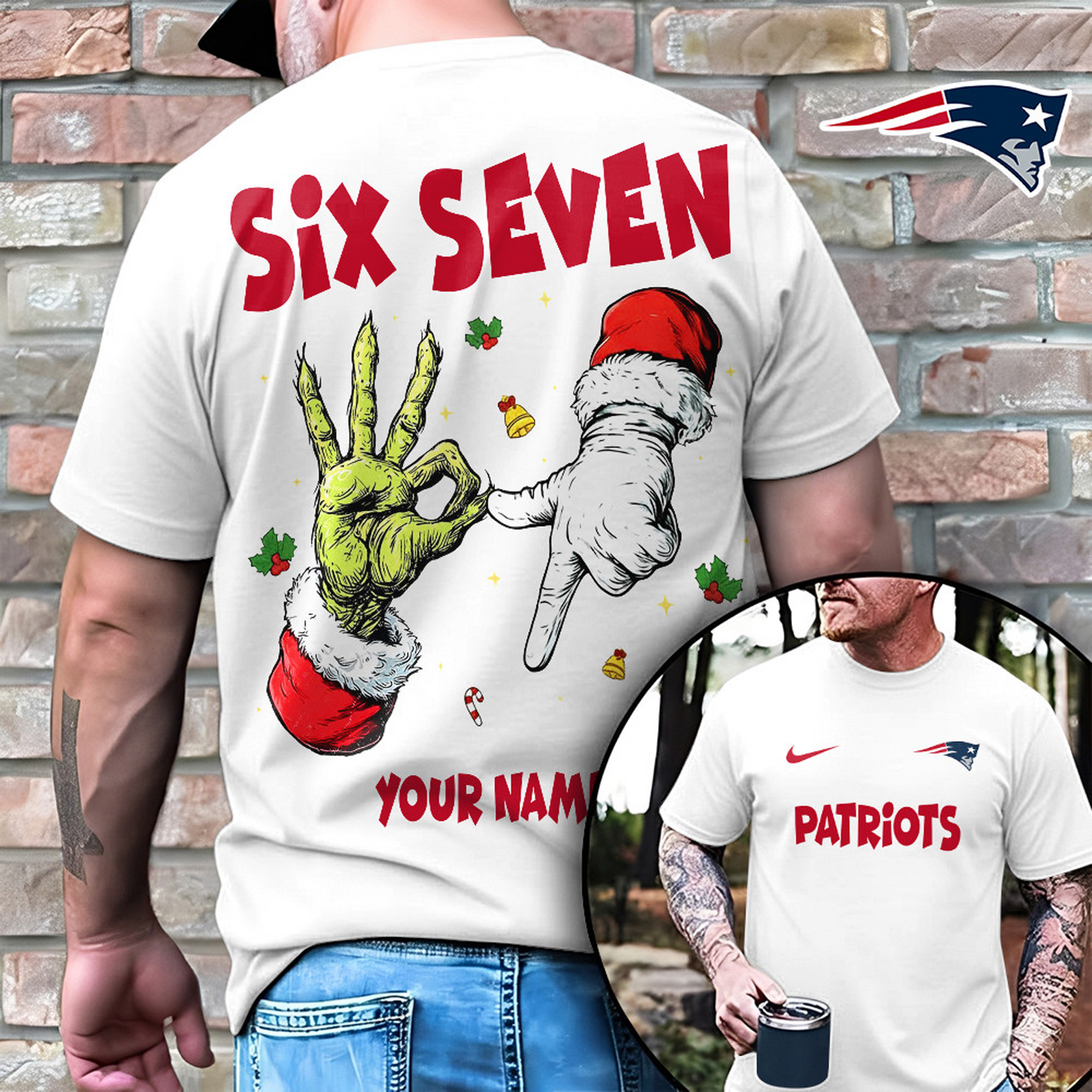 NEP x NFL Funny Six Seven Hot Trend Tshirt Custom Any Name DATND TANTD