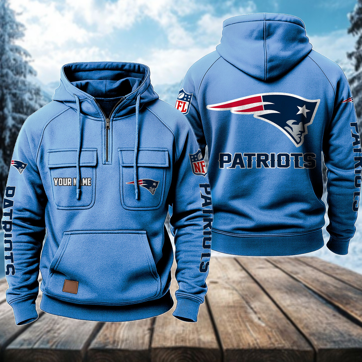 NEP x NFL Premium Hoodie DATND TANTD
