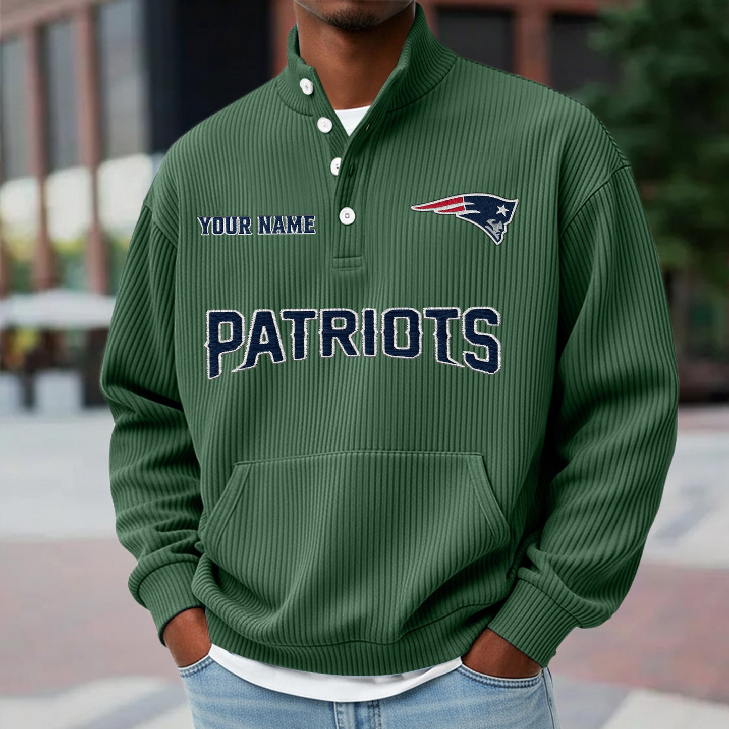 NEP x NFL Waffle High Neck Long Sleeved Sweatshirt DATND TANTD 221125