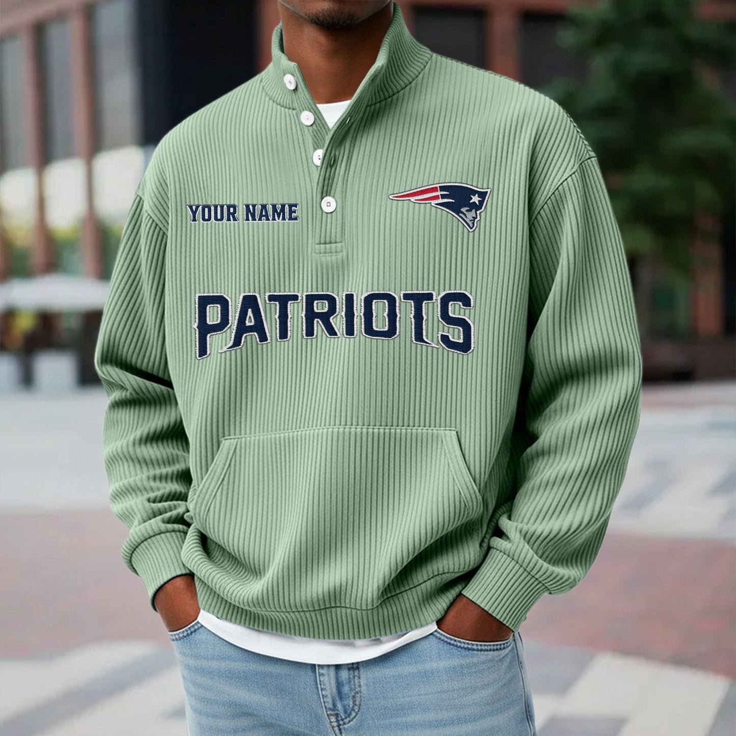 NEP x NFL Waffle High Neck Long Sleeved Sweatshirt DATND TANTD 221125