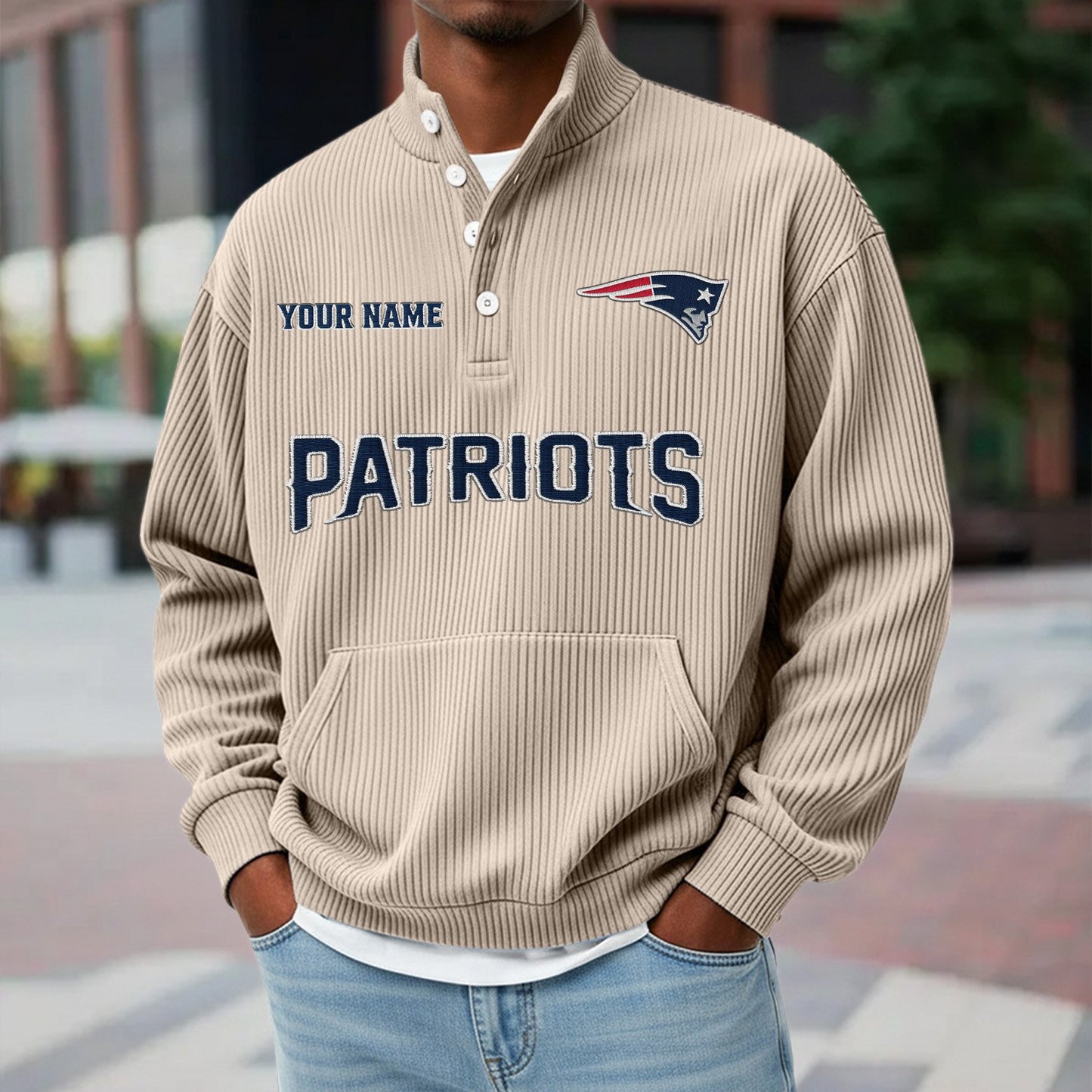 NEP x NFL Waffle High Neck Long Sleeved Sweatshirt DATND TANTD 221125