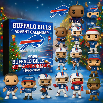 NFL BUF Team Advent Calendar Christmas V1 NAK NHM