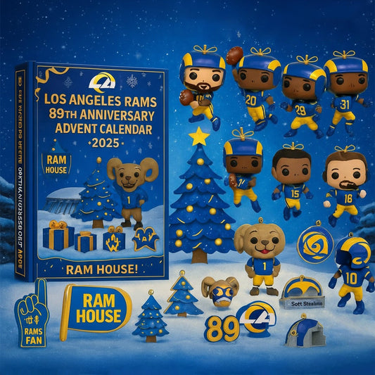 NFL LAR Team Advent Calendar Christmas V1 NAK NHM