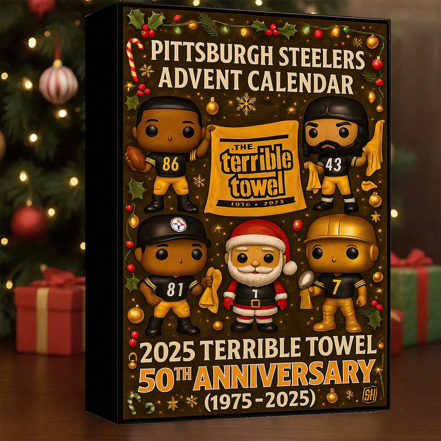 NFL PIT Team Advent Calendar Christmas V1 NAK NHM