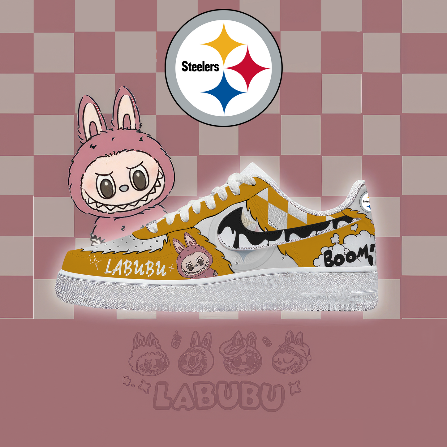 NFL PS x Labubu Premium AF1 Sneaker DDT CTND