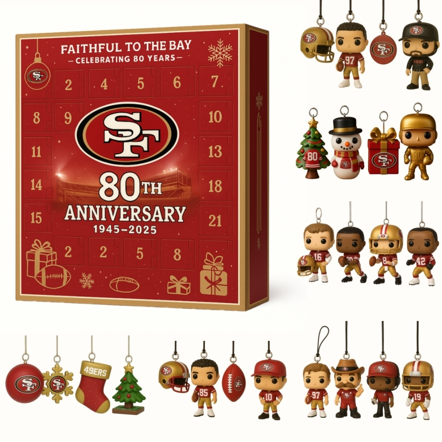NFL x 49ERS Anniversary 2025 Advent Calendar V1 NAK