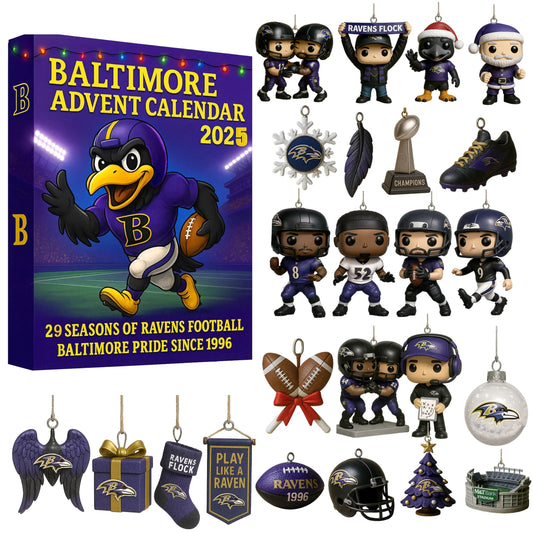 NFL x BAL 2025 Christmas Advent Calendar HLP