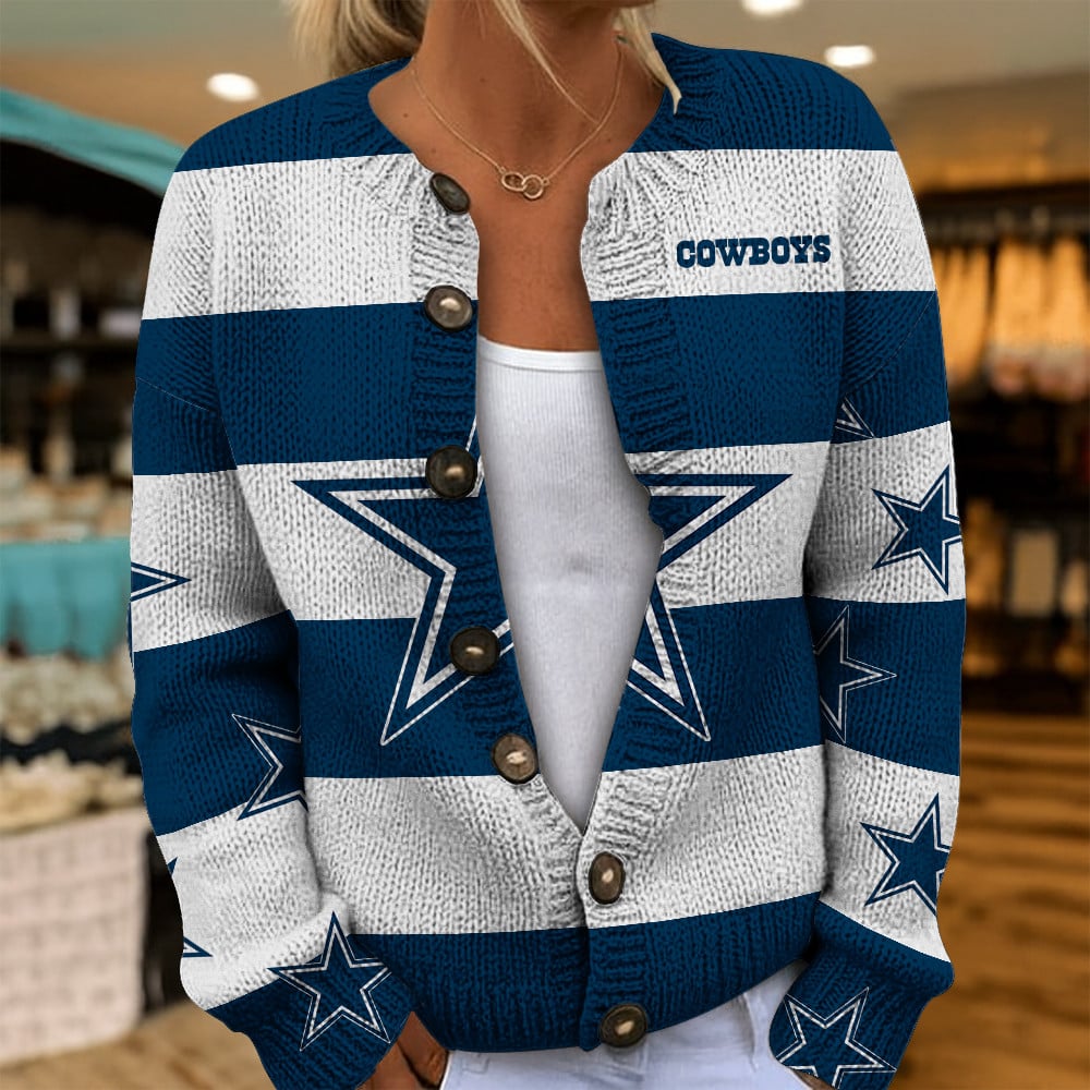NFL x DAL Women's Cardigan Sweater HLP