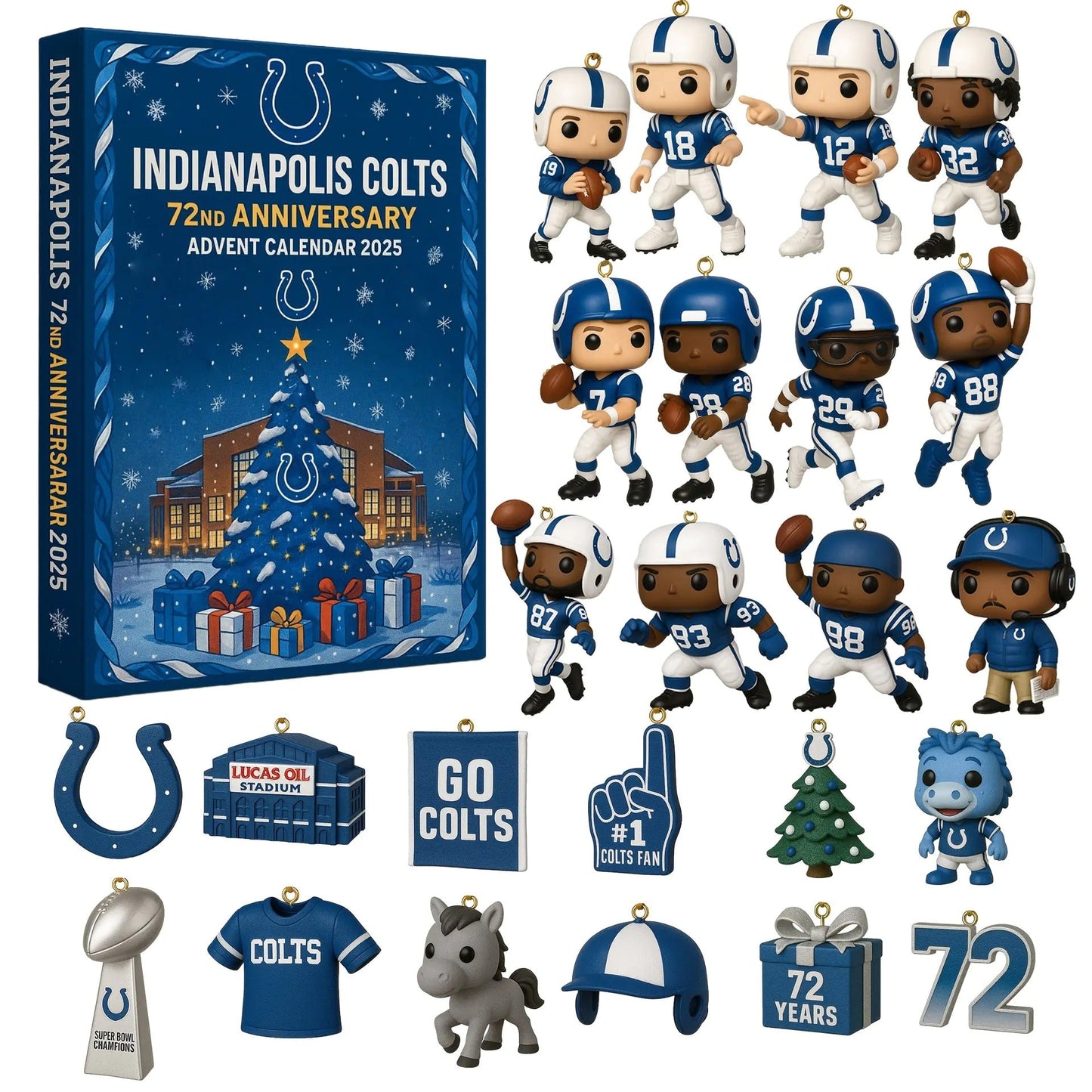 NFL x IND 2025 Christmas Advent Calendar HLP