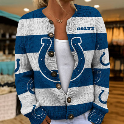 NFL x IND Women's Cardigan Sweater HLP
