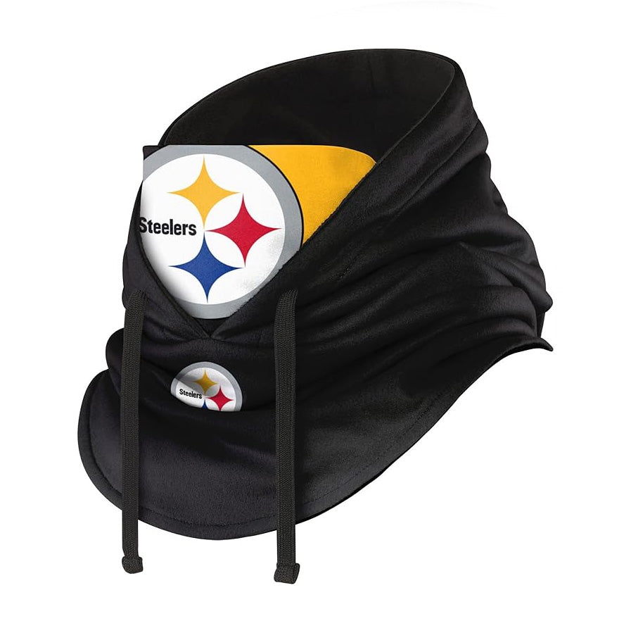NFL x PIT Winter Cap Hooded Face Cover HLP