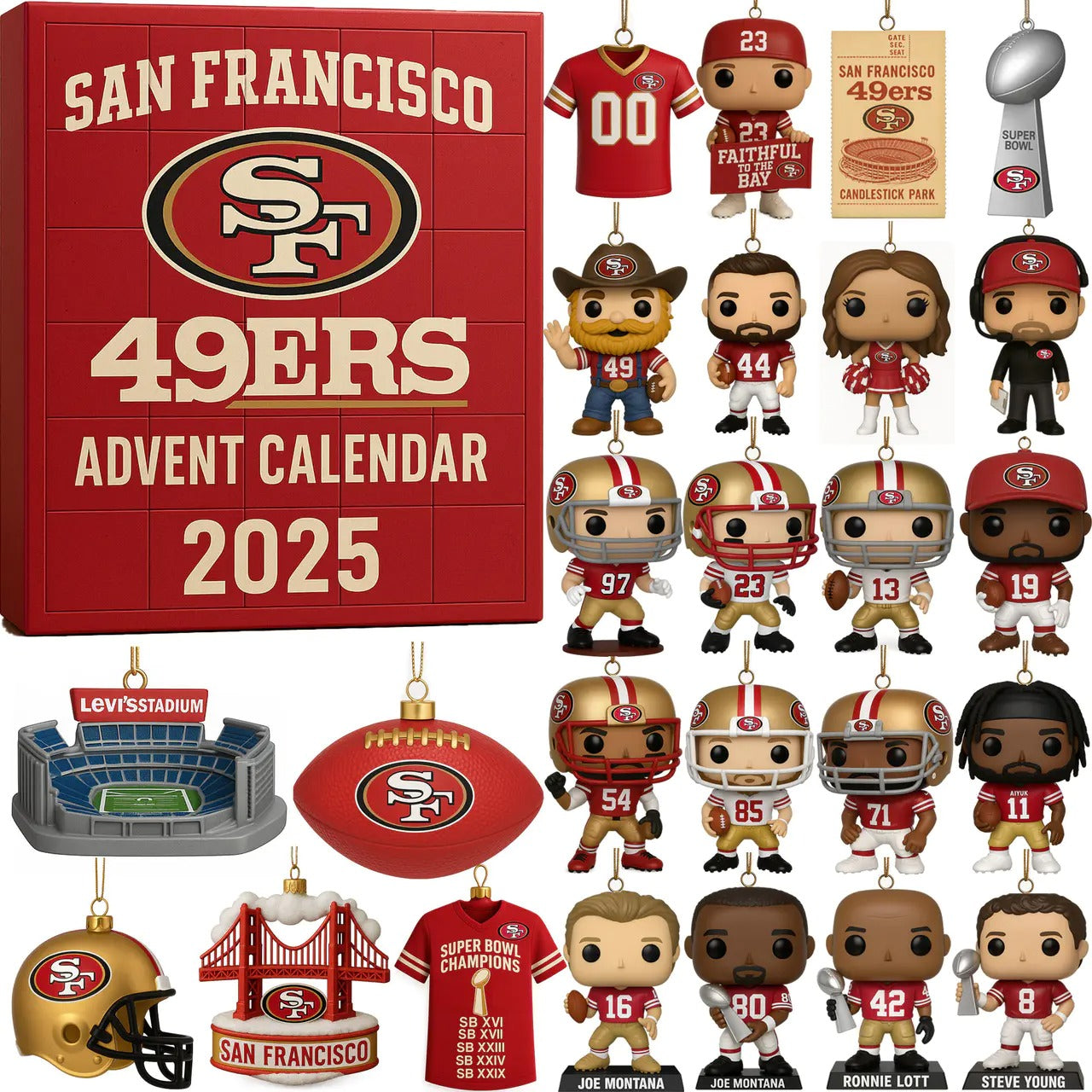 NFL x SF 2025 Christmas Advent Calendar HLP