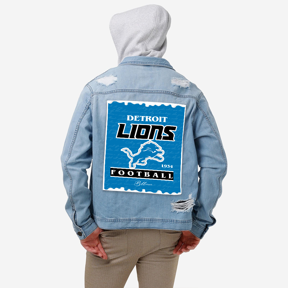 NFL Detroit Lions Denim Days Jacket NDD