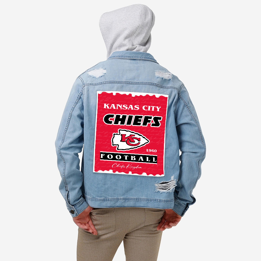 NFL KC Chiefs Denim Days Jacket NDD