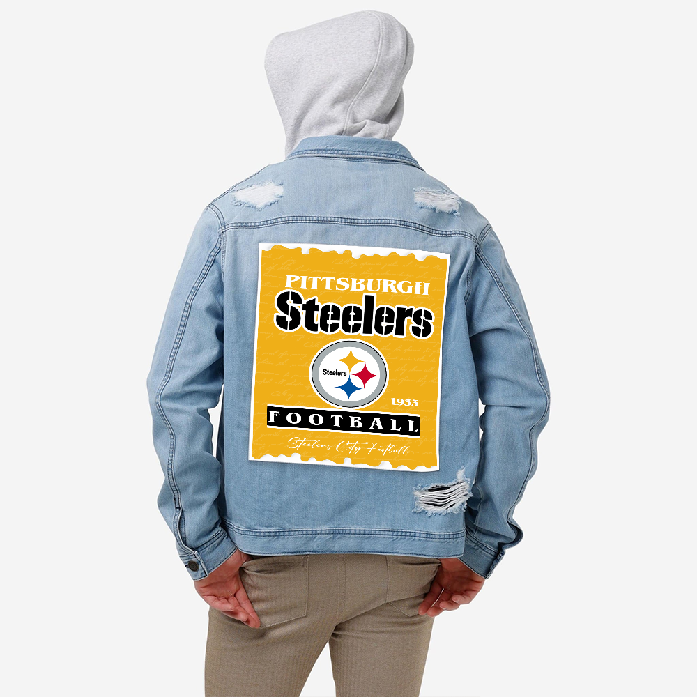 NFL Pittburgh Steelers Denim Days Jacket NDD