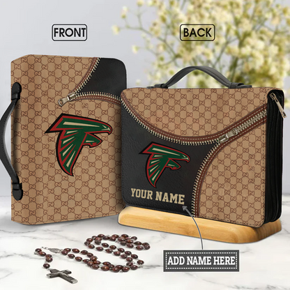 NFL 32 Team Personalized Christian Leather Bible Cover Bag