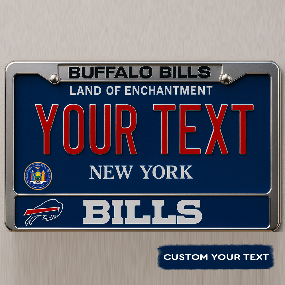 NFL Buffalo Bills Hanging Wall License Plate Sign NDD