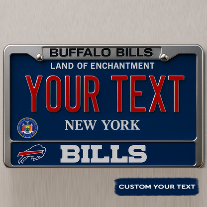 NFL Buffalo Bills Hanging Wall License Plate Sign NDD