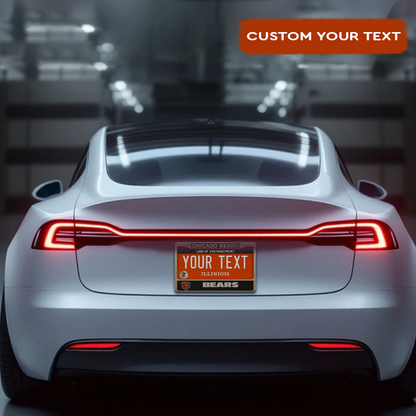 NFL Chicago Bears Hanging Wall License Plate Sign NDD