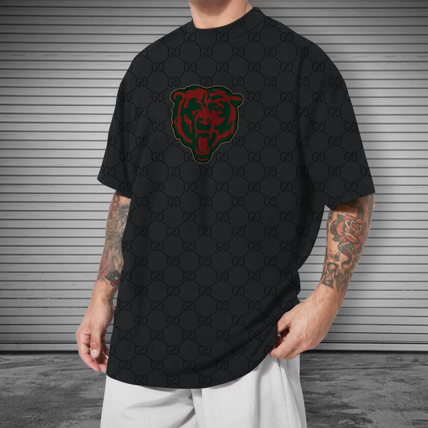 NFL Chicago Bears Mens Crew Neck Tshirt V1 NDD