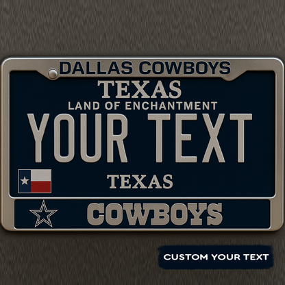 NFL Dallas Cowboys Hanging Wall License Plate Sign NDD