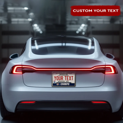 NFL Kansas City Chiefs Hanging Wall License Plate Sign NDD