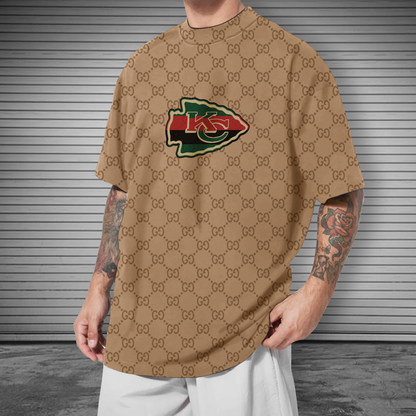 NFL Kansas City Chiefs Mens Crew Neck Tshirt V1 NDD