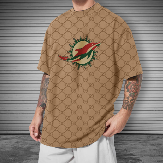 NFL Miami Dolphins Mens Crew Neck Tshirt V2 NDD