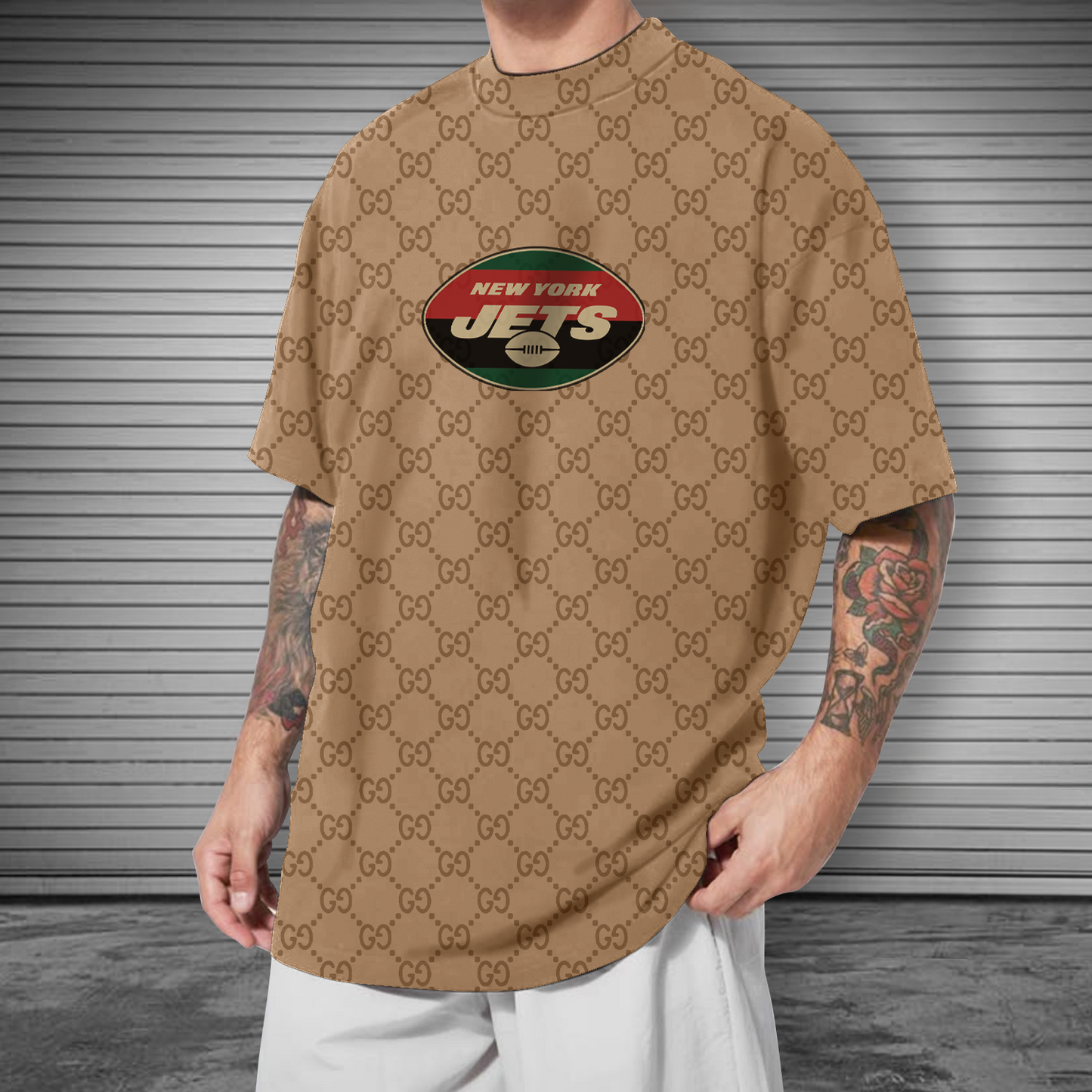 NFL New York Jets Mens Crew Neck Tshirt V2 NDD